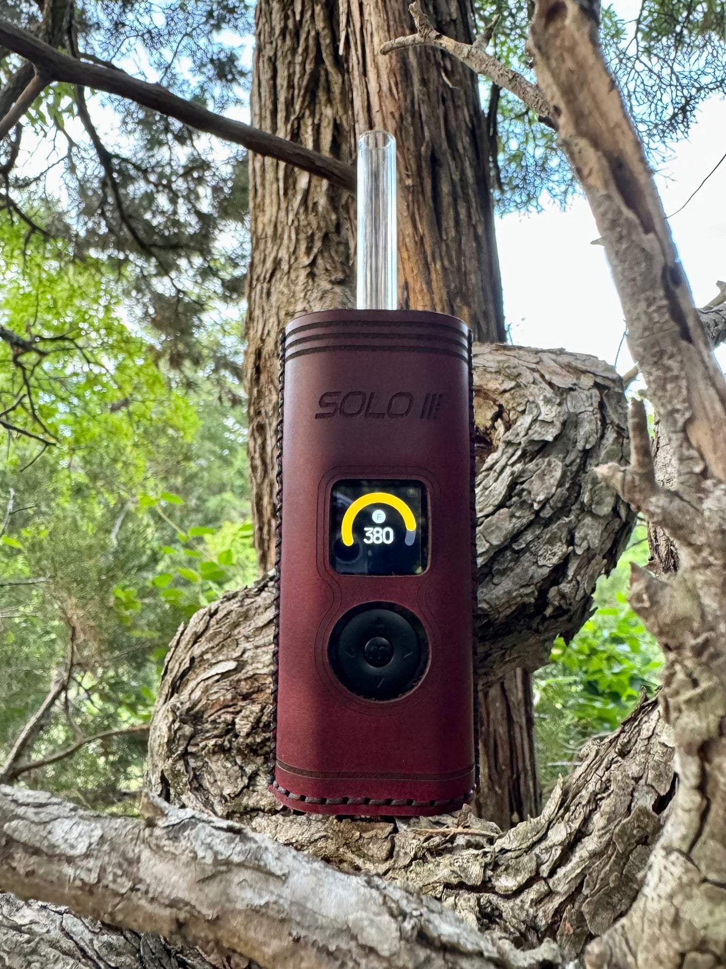 Solo3 Case in Leather | Arizer Solo 3 Vaporizer Leather Sleeve Cover